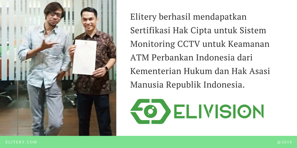 Hak Paten Elivision Elivision Telah Mendapat Hak Paten
